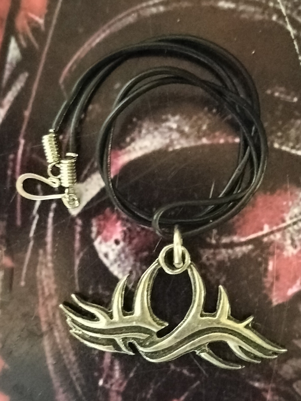 WWE Goldber Necklace on Black Cord